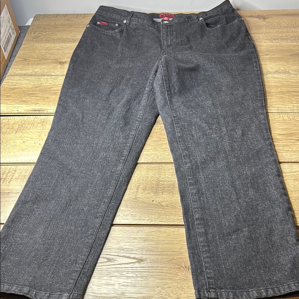Women’s Chaps Denim Black Jeans Size 16W